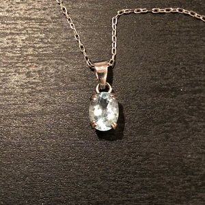 Aquamarine necklace
